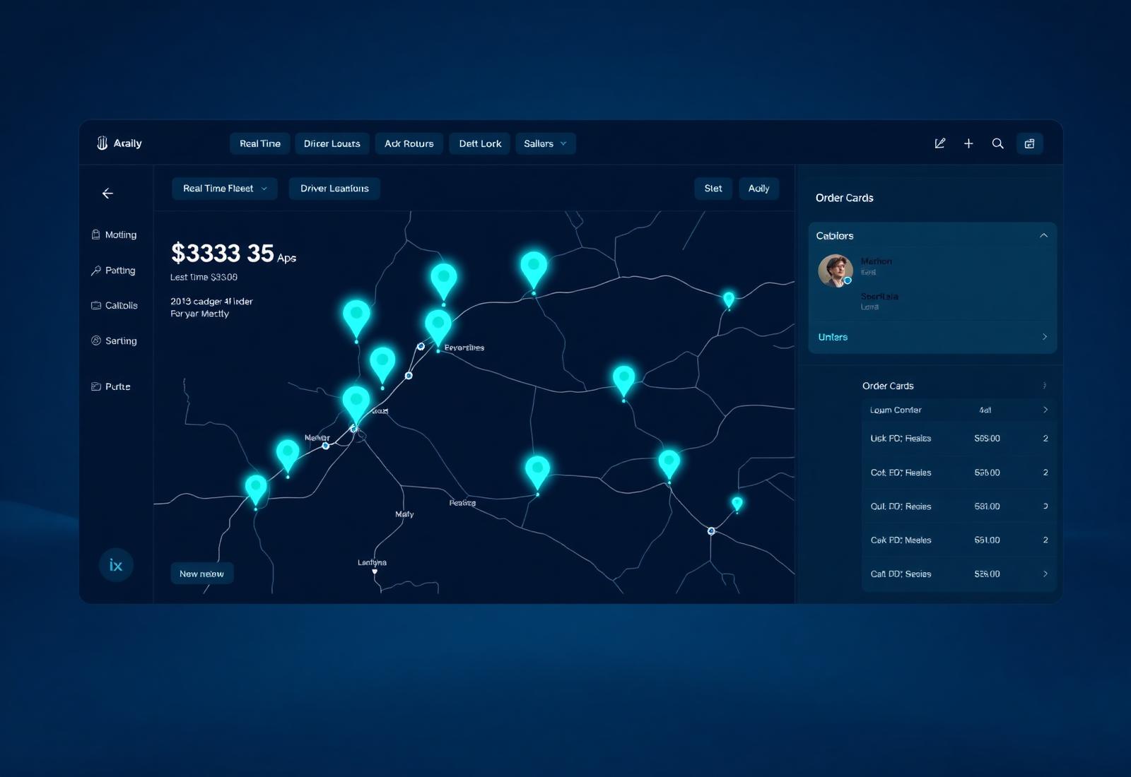 Fleetops live fleet dashboard